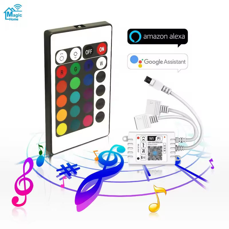 5미터 150LED TV 백라이트 LED 스트립 DC5V 원격 제어 24키 SMD5050 RGB 스트립 Tira USB 포트 스트립 유연 LED