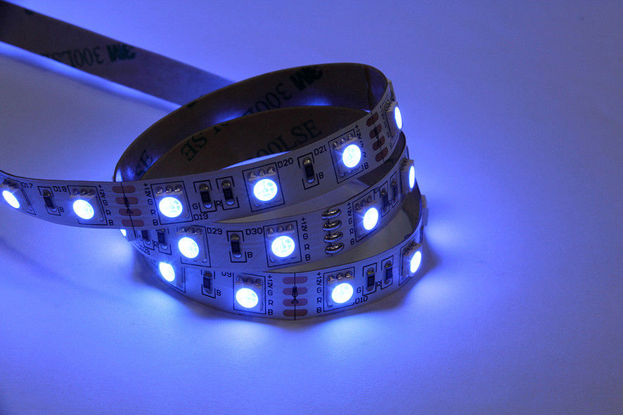 SMD5050 LED 스트립 라이트 리모컨으로 RGB Dimmable 5M 60leds 방수 12V LED 스트립 KTV