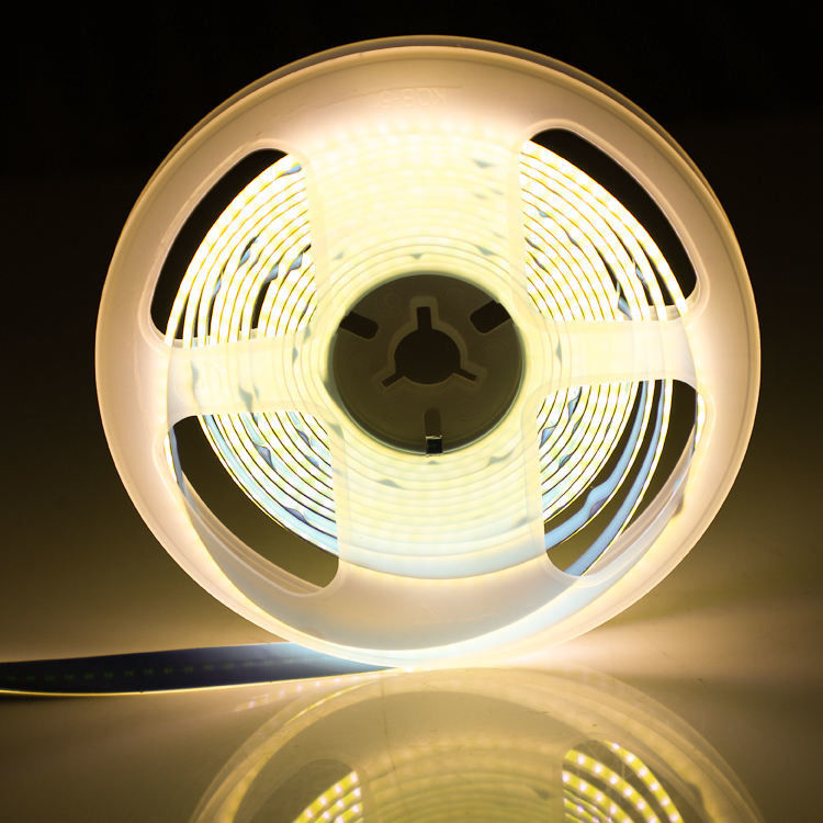 COB LED 스트립 320leds 2024 핫 판매 커터블 12VDC CRI90 3000K 2700K 4000K 6000K COB 주방에 LED 스트립