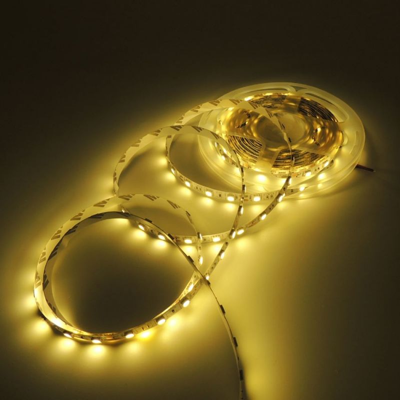 5m/roll SMD2835 플렉서블 LED 스트립 120LEDs 직접 공장 좋은 품질 8mm PCB IP20 실내 장식