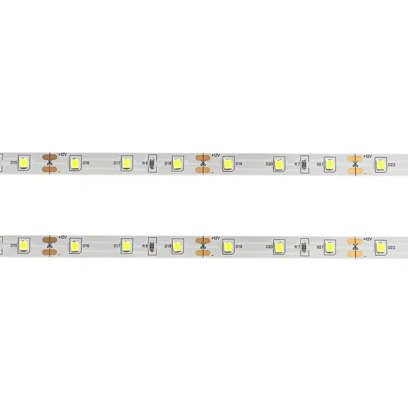 60leds/m 2835 LED 스트립 라이트 5m/roll 20-22LM 120° 빔 앵글 2700 4000k 6000K 실내 조명 솔루션 가정용