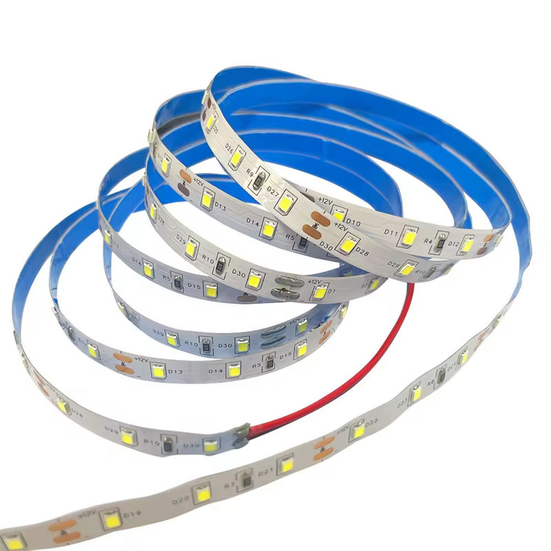 60leds/m 2835 LED 스트립 라이트 5m/roll 20-22LM 120° 빔 앵글 2700 4000k 6000K 실내 조명 솔루션 가정용