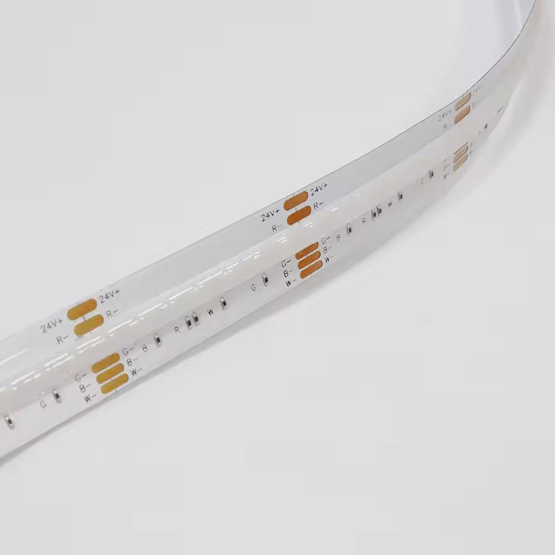 슈퍼 밝기 COB LED 스트립 RGB 12mm 다중 색상 120도 초 넓은 1080 LEDs/m COB 스트립 빛 풀 컬러