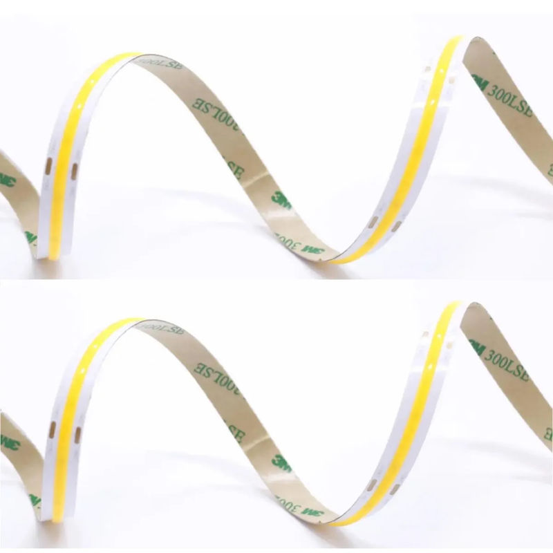 디메이블 IP20 등급 320LEDS 90Ra COB LED 스트립 10W/M 실내 조명용