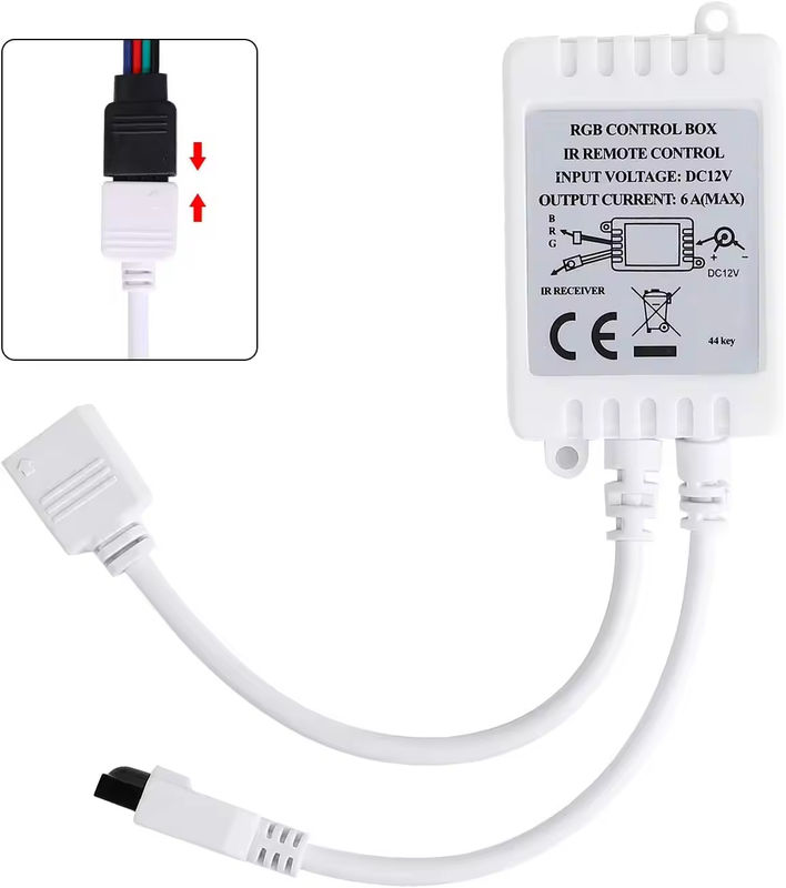 오리지널 공장 44키 5V 12V 24V RGB LED 컨트롤러 RF 무선 LED 빛 모노크롬 디머 리모컨 컨트롤러