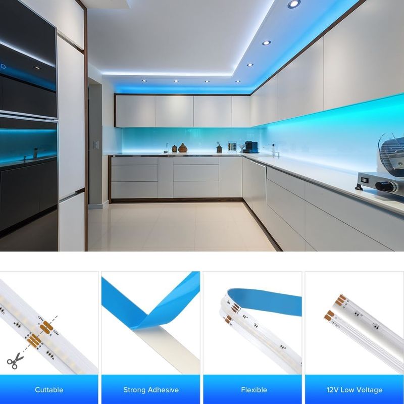 784 LED/m IP20 등급과 DMX512/RF/Bluetooth/WiFi 제어