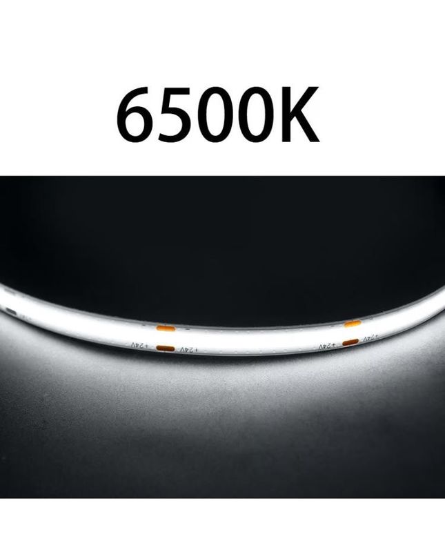 높은 CRI DC24V COB480 조명 5m/roll RA90 코브 스트립 실내 외관 장식용 방수 프로필 COB 스트립
