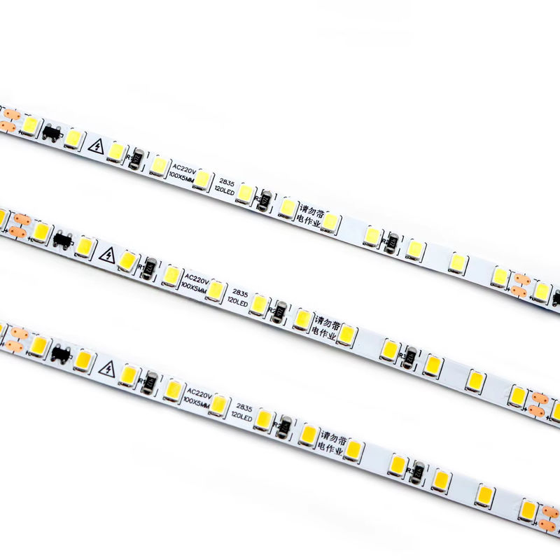 IP20 SMD2835 240LEDS 2 줄 110V 디머블 LED 스트립 라이트