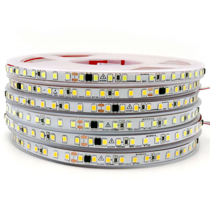 2835 120Leds 8W/M CRI80 유연 LED 스트립 5M/10M 길이가 가정 크리스마스 장식