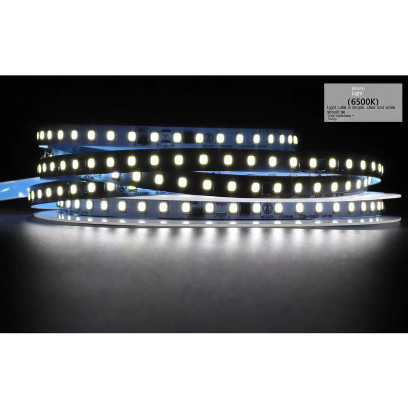 실내 고전압 부드러운 LED 스트립 라이트 방수 230v 220v 따뜻한 흰색 3000k 4200k 6500k LED 라이트 스트립