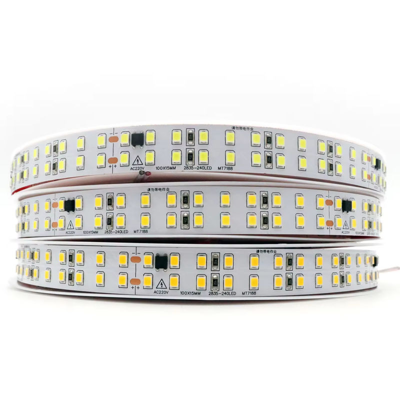 핫 판매 고전압 드라이버 무료 LED 테이프 AC110V 220V 240leds /m LED 스트립 채널 글자 표지판