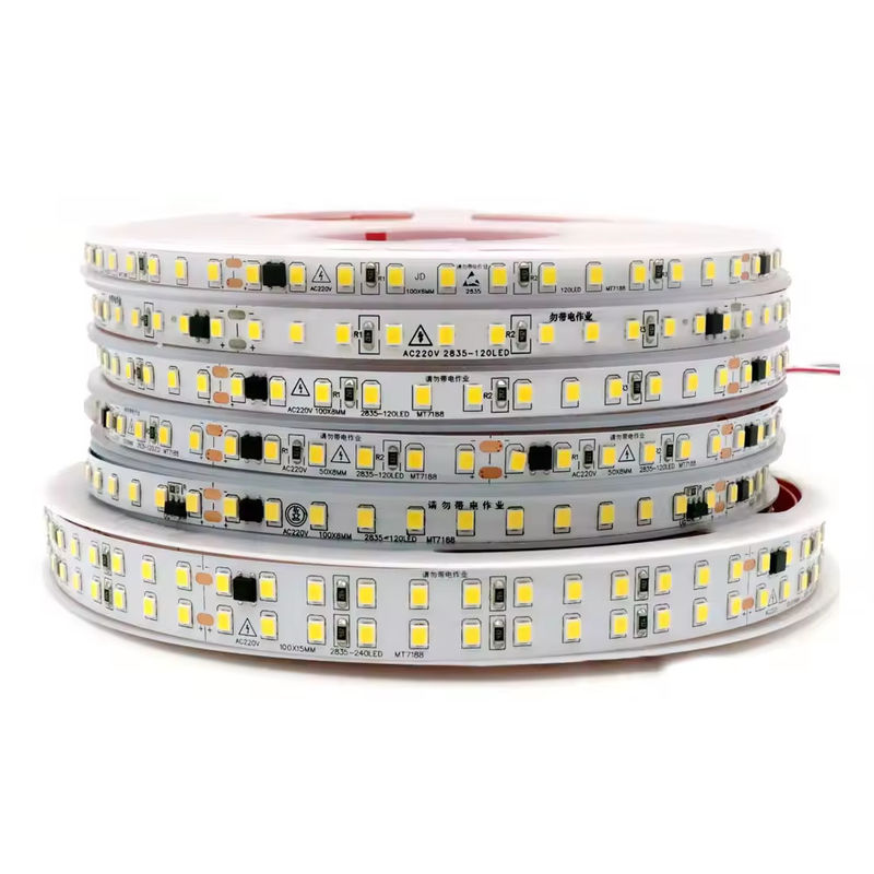 무료 드라이버 Ip44 220V 110V 2835 240led 10cm 절단 후 스틱 127V 방수 10cm 절단 유연 LED 스트립 야외용