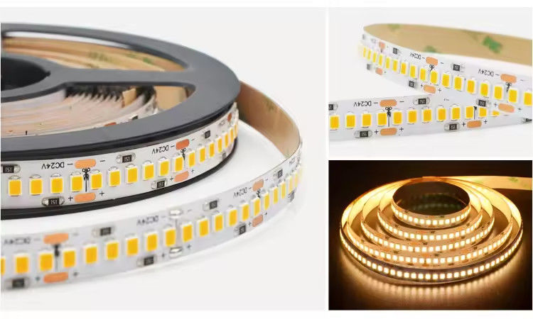전체 스펙트럼 2835 유연 LED 스트립 CRI>95 CRI>97 120leds/m SDCM<3 R1-R15 모두 90 이상