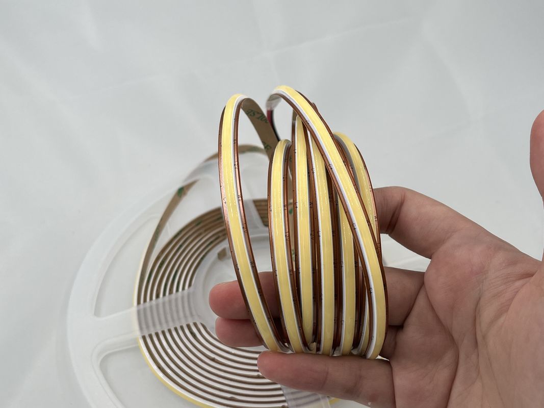 12V COB576Led/M 6.6MM 너비 Dimmable 2700K ~ 6500K CCT COB LED 스트립 유연한 조명 CE 인증