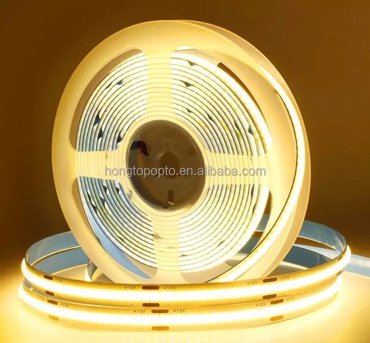 실내 외관 장식 COB LED 스트립 라이트 고 CRI 280 320/480 원격 제어