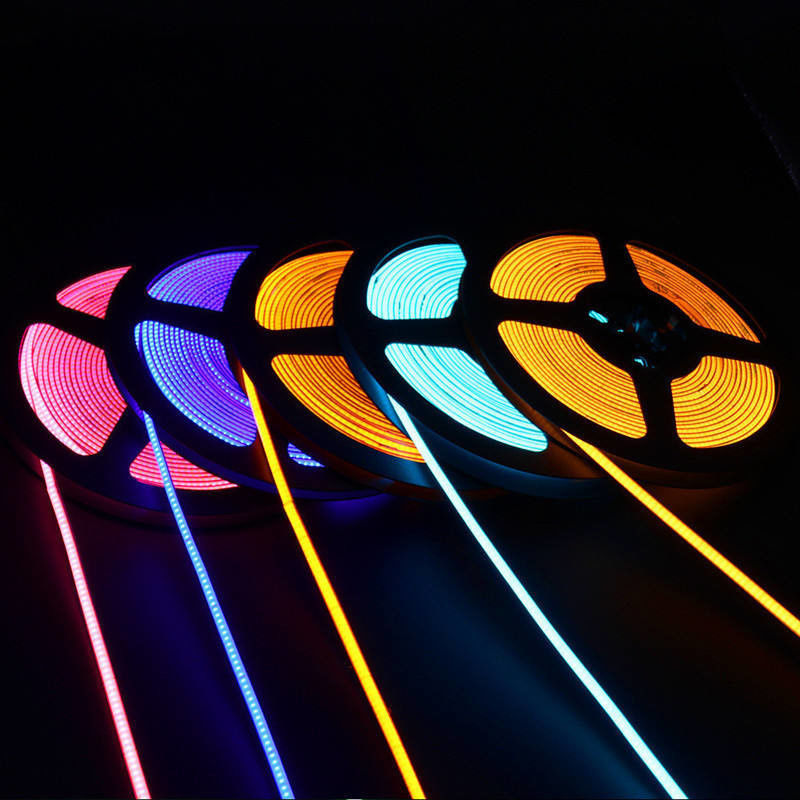 실내 외관 장식 COB LED 스트립 라이트 고 CRI 280 320/480 원격 제어