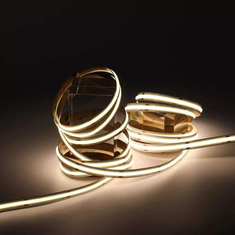 실내 외관 장식 COB 320 480 CRI90 3 년 LED 네온 스트립 절단 길이 1cm
