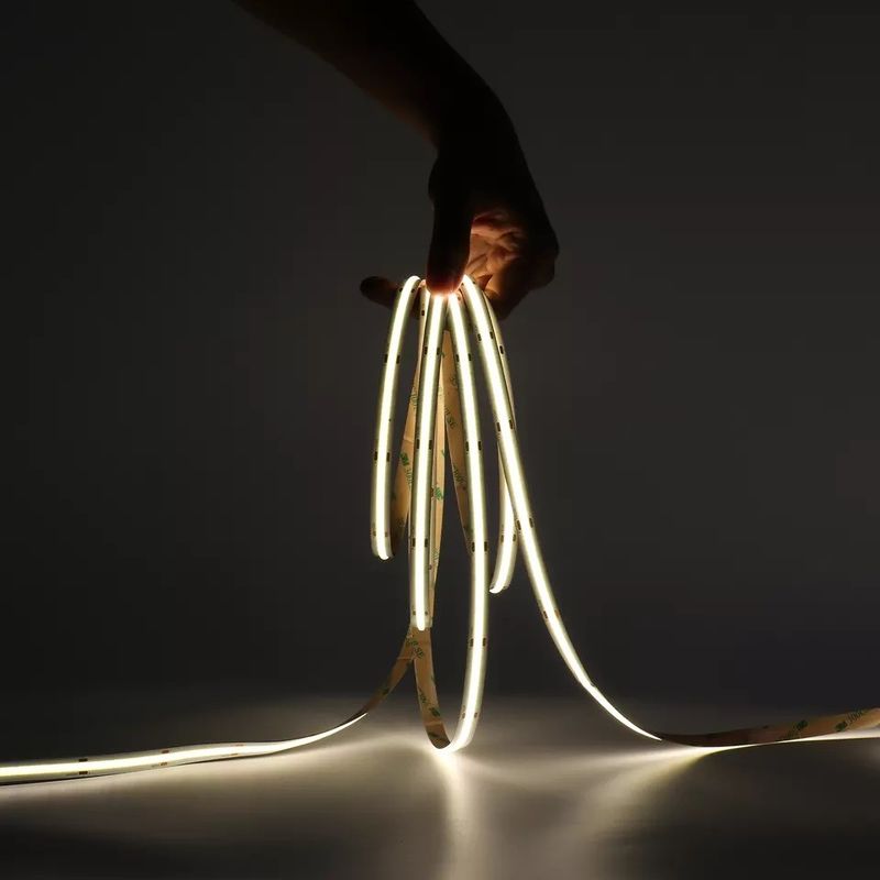 실내 외관 장식 COB 320 480 CRI90 3 년 LED 네온 스트립 절단 길이 1cm
