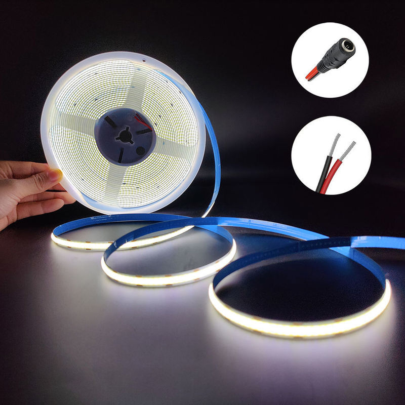 실내 장식용 실제 이중 PCB 저전압 COB LED 스트립 및 0.2kg 제품 무게