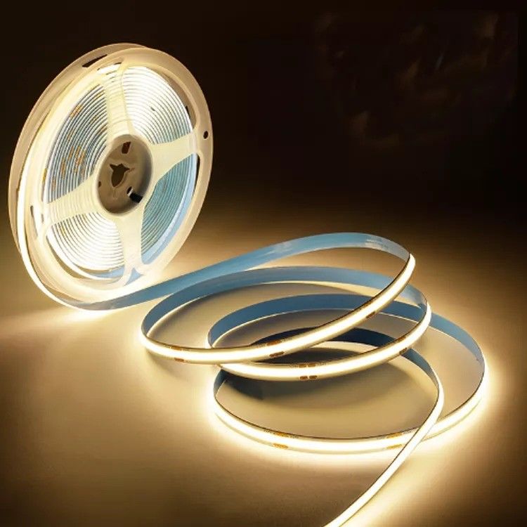 8mm Led Cob Strip 24v 라이트 스트립 USB TV 백라이트 플렉스 12v 초 얇은 작은 Cob LED 스트립 라이트