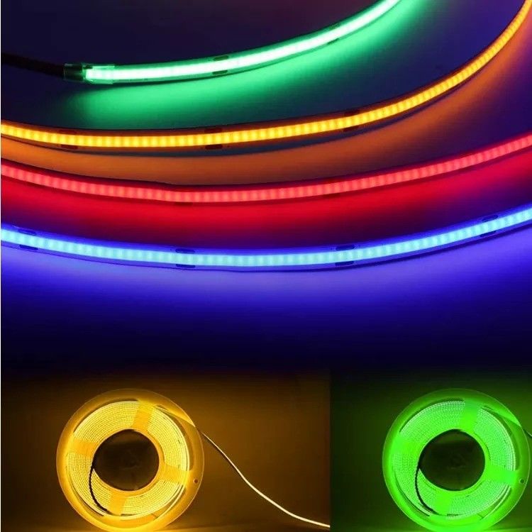 8mm Led Cob Strip 24v 라이트 스트립 USB TV 백라이트 플렉스 12v 초 얇은 작은 Cob LED 스트립 라이트