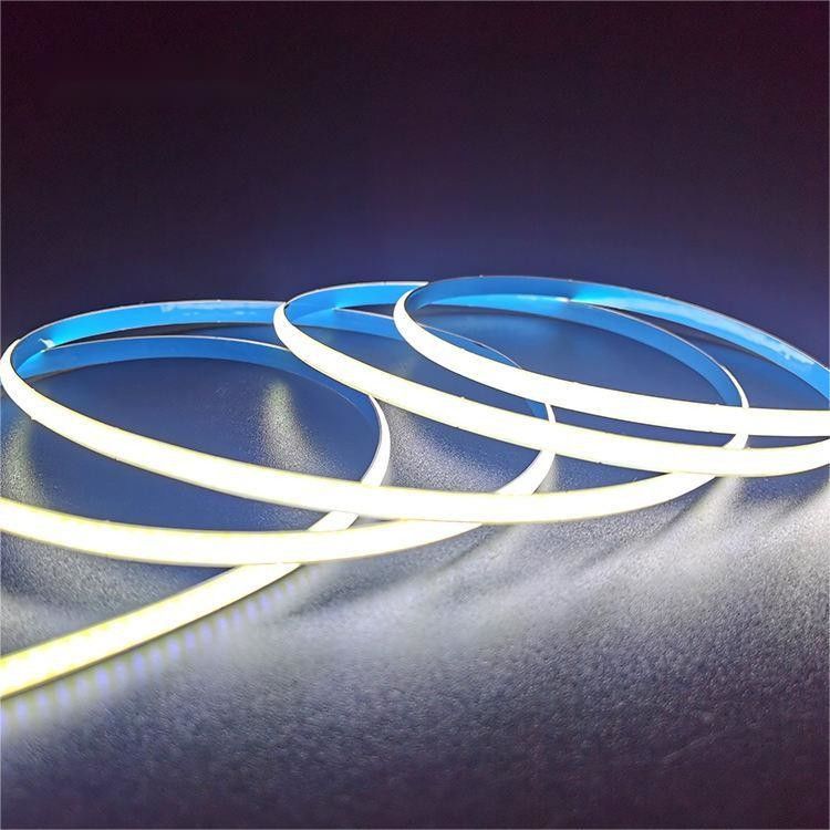CE ROHS 승인 된 방수 COB 스트립 라이트 스위치 제어 및 고 밀도 320leds