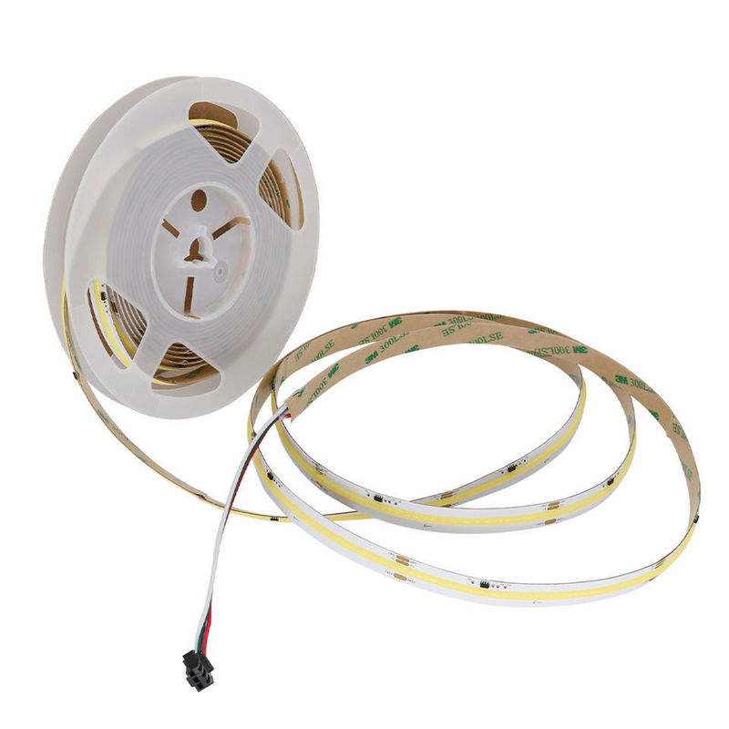 CE ROHS 승인 된 방수 COB 스트립 라이트 스위치 제어 및 고 밀도 320leds