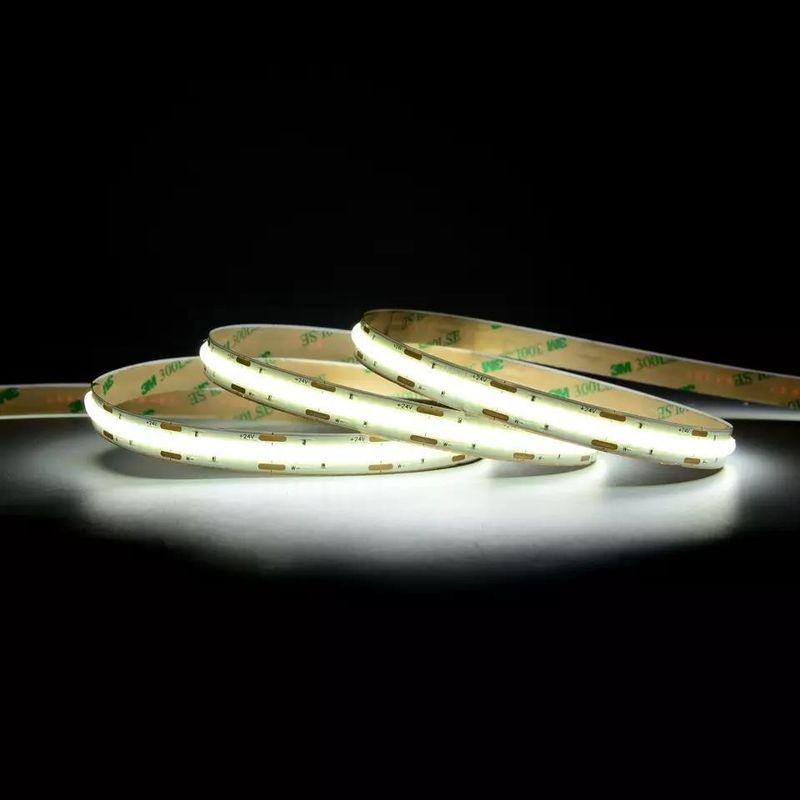 맞춤형 유연 320 480 LED Dc 5v 10000 루먼스 따뜻한 흰색 Rgb Fcob Cct Cob LED 스트립 라이트 웨어하우스