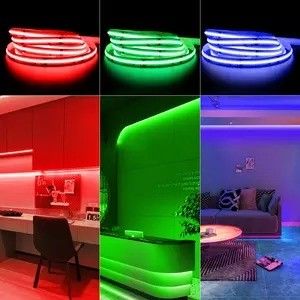 제품 무게 0.3kg 5m 10m 스마트 스트립 라이트 드림 컬러 RGB COB Chip LED
