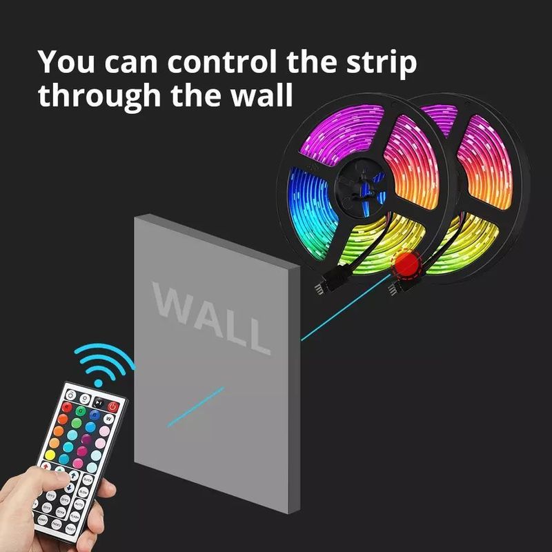 장시간 조명 방수 IP65 30d/m 5050 RGB LED 라이트 스트립