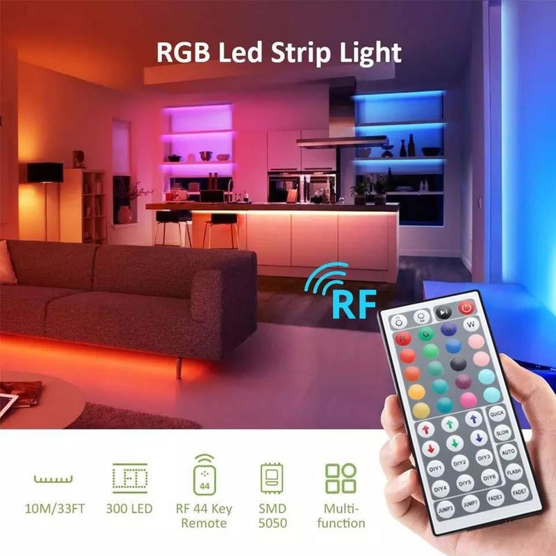 장시간 조명 방수 IP65 30d/m 5050 RGB LED 라이트 스트립