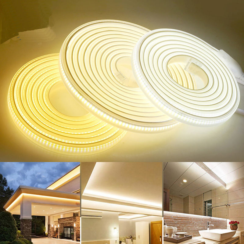 220v 280LEDs / m 흰색 / 따뜻한 흰색 / 중립 흰색 COB LED 스트립 CE RoHS 100m 50m 고전압