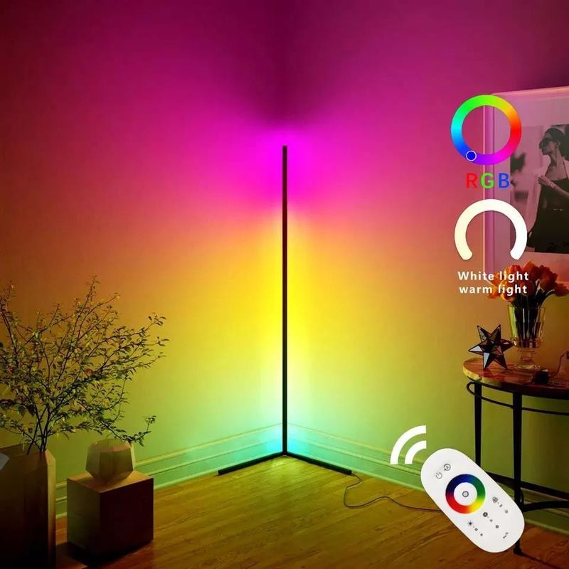 게임 등등 거실 주변 분위기 등등 Rgb 장식 홈.호텔.등등 서 있는 LED 코너 바닥등