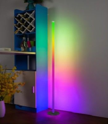 침실 장식 조명 1.5m LED 색상 변경 바닥 램프 원격 제어 2