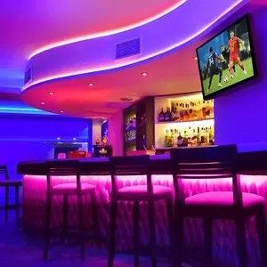 램프 빛 흐름 lm 1000 24V 576 leds / 미터 RGB COB LED 부드러운 빛 스트립 직선 좋은