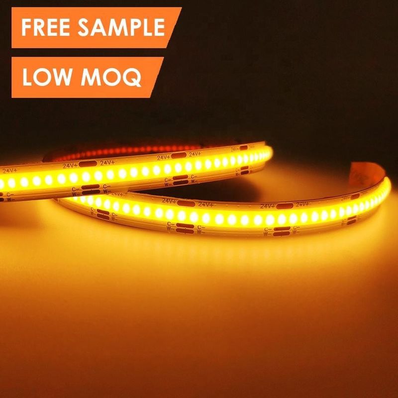코브 LED 스트립 코브 라이트 스트립 5V 12V 24V 50000 시간 수명 0.15kg