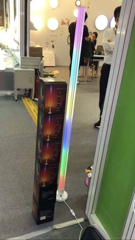2- RGB IC 스마트 코너 라이트 원격 제어 Tuya 지원 구글 알렉사 LED 코너 바닥 램프 거실