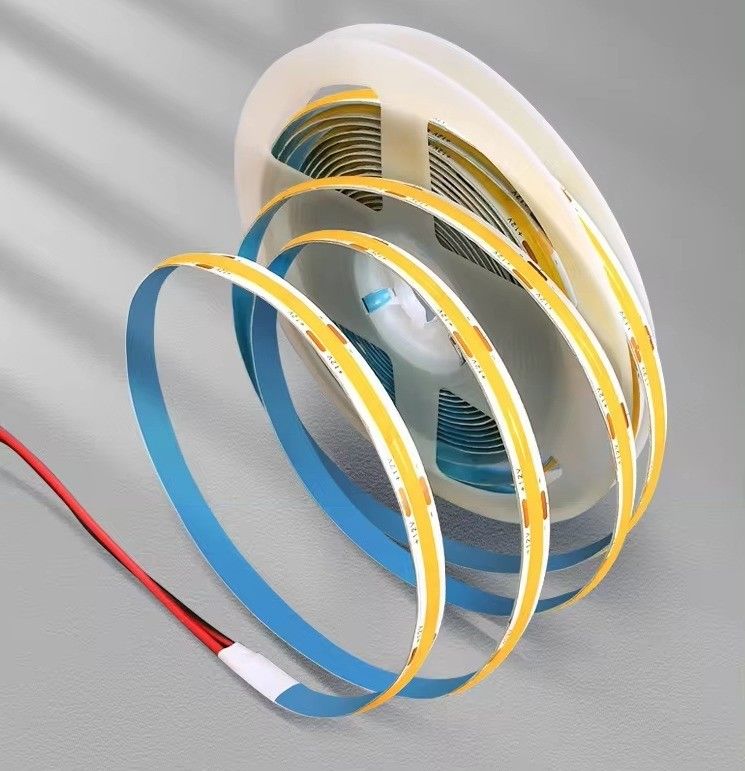 DC 24V 풍경 2m 560 LED COB 조절기와 어댑터와 함께 디밍 가능한 LED 스트립 키트