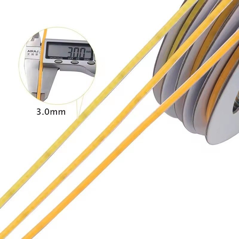 3mm 방수 2700k 6000k 12V 220v 5V 초 얇은 너비 400leds COB LED 스트립 라이트 3