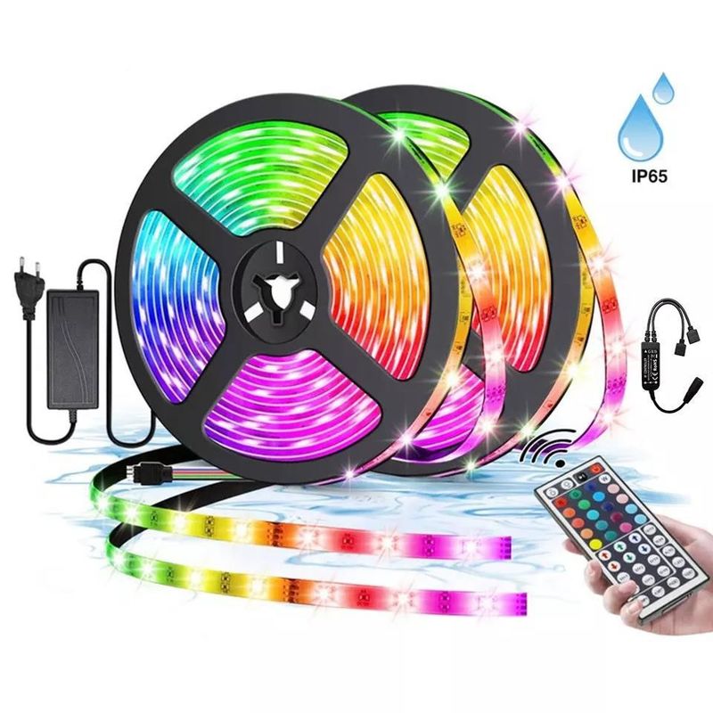12V 5V 2835 5050 RGB WIFI 투야 스마트 LED 라이트 스트립 음악 동기화 스마트 가정 장식