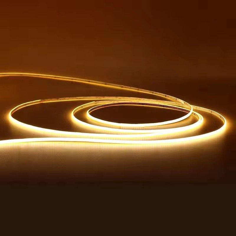 5V 울트라 얇은 400LEDs COB LED 스트립 라이트 3mm 방수 3000k 4000k 12V 220v 1cm 절단