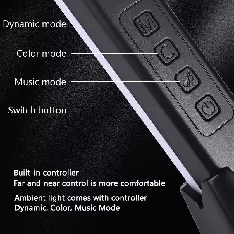 18LEDS 색상 변경 RGB RGBIC 침실 장식용 바닥 램프 30cm 및 50cm 크기