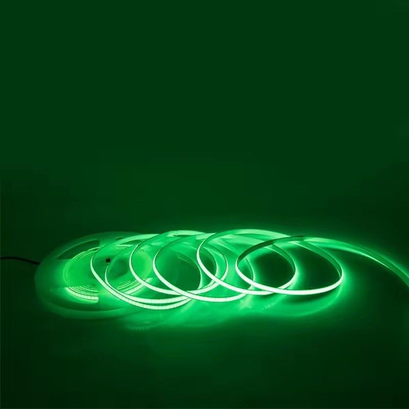 고 CRI LED 테이프 라이트 3mm 초 얇은 COB LED 스트립 12V 24V RA 90 무료 절단