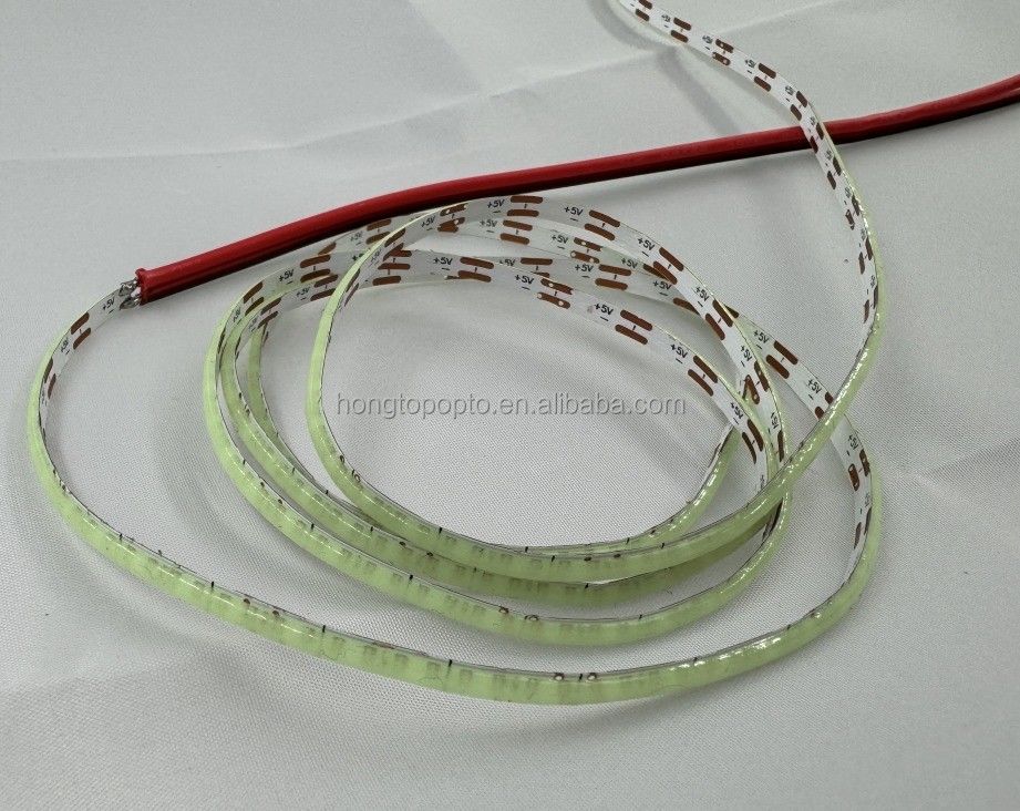 COB LED 라이트 스트립 흰색 따뜻한 흰색 파란색 녹색 유연 3mm 5mm 8mm 고밀도