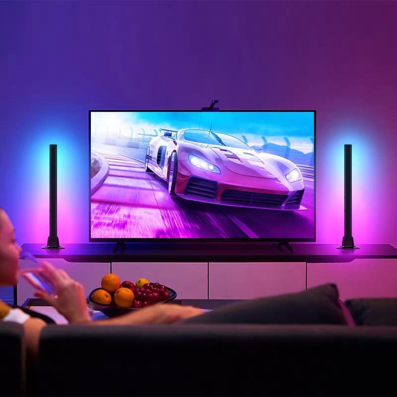 가정용 장식용 LED 바닥 램프 호텔 장식용 45cm RGBIC 스마트 조명