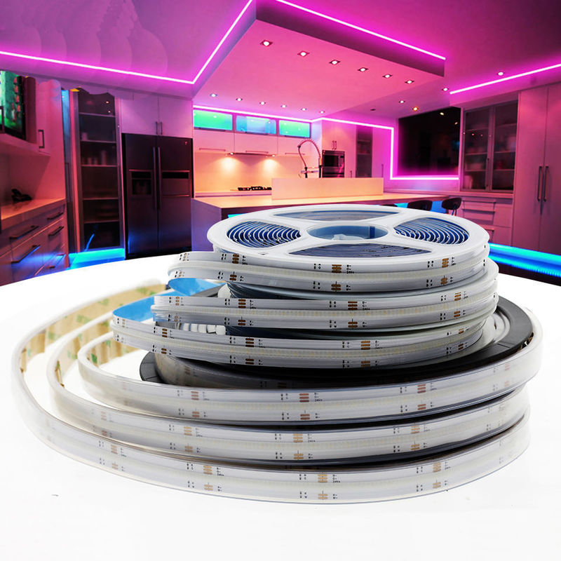 90 Ra CRI COB RGB LED 스트립 라이트