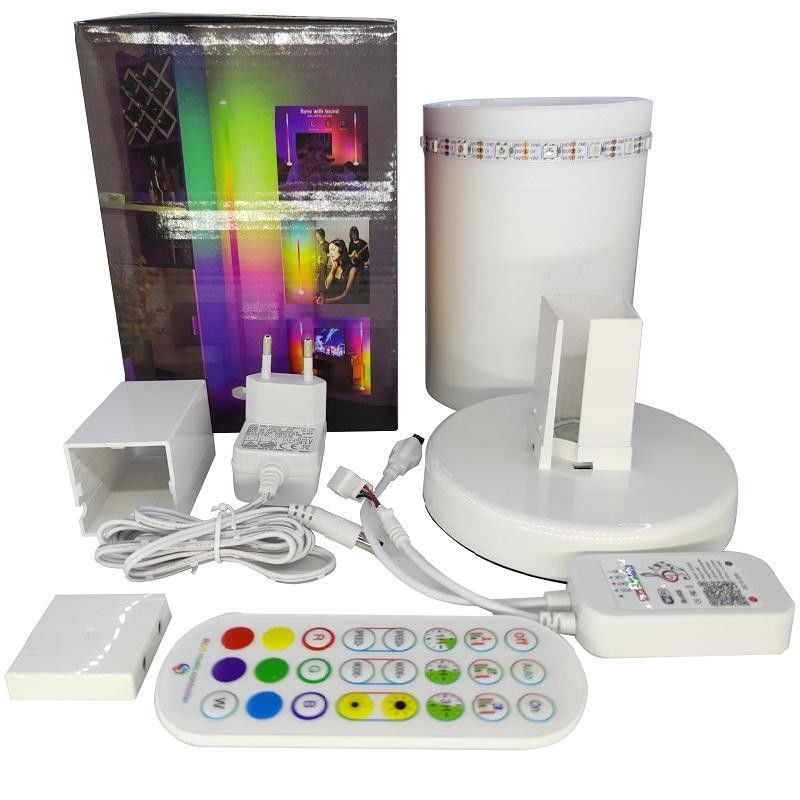 1800lm LED 색상 변경 주변 각광 RGB 다채로운 원격 제어 바닥 램프