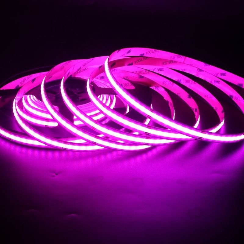 12V 24V 576leds/m 10W 14W 장식용 RGB Cob LED 라이트 스트립