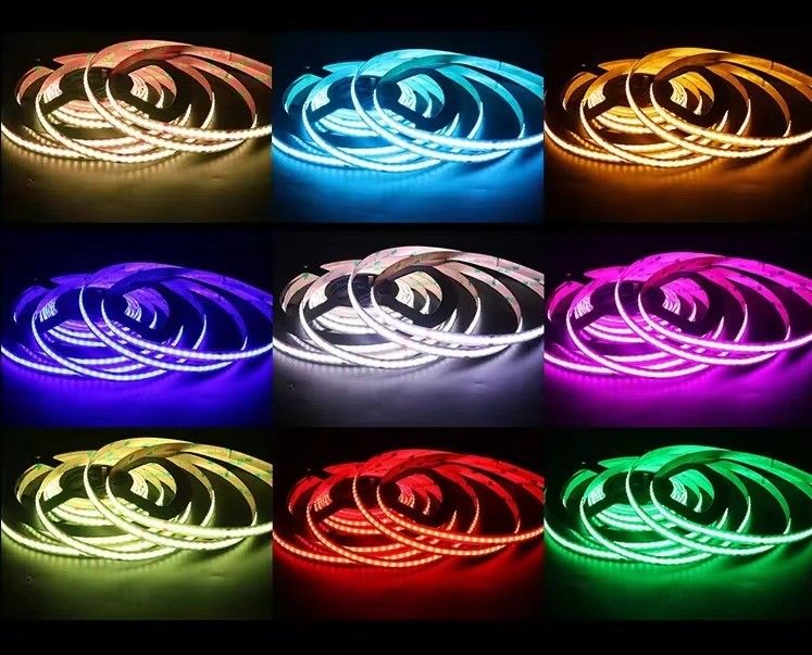 FPC CHIP RESISTOR Bright COB RGB LED 스트립 램프로 축제 분위기를 만들어라