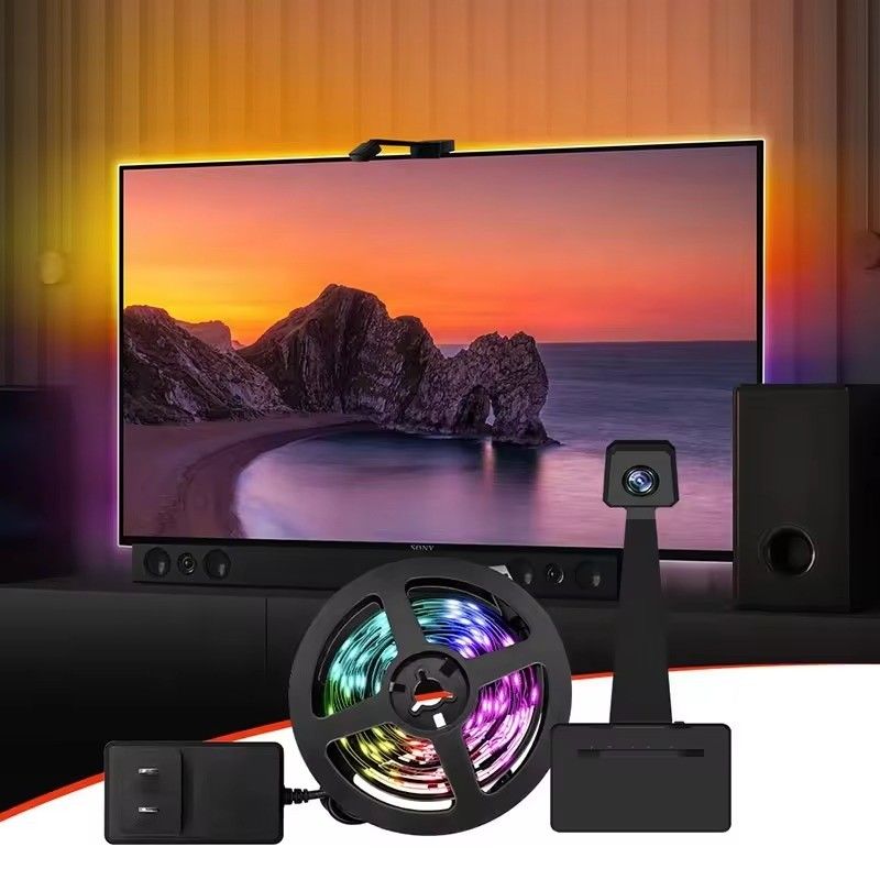 DC 연결 기술 와이파이 몰입 TV LED 백라이트 65-75 인치 보조